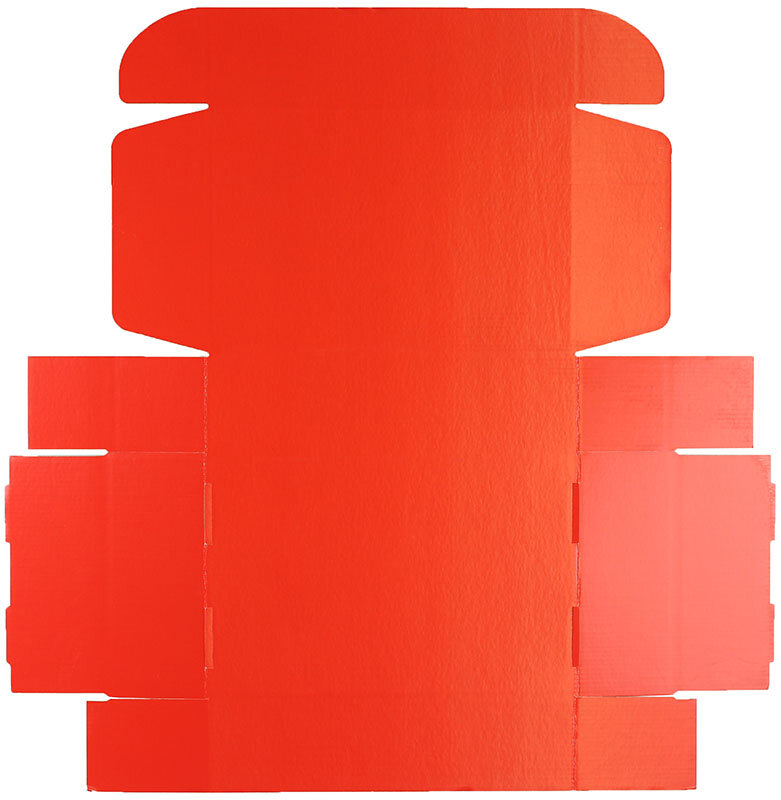 Cartons pliants Rouge 180 x 265 x 70 mm