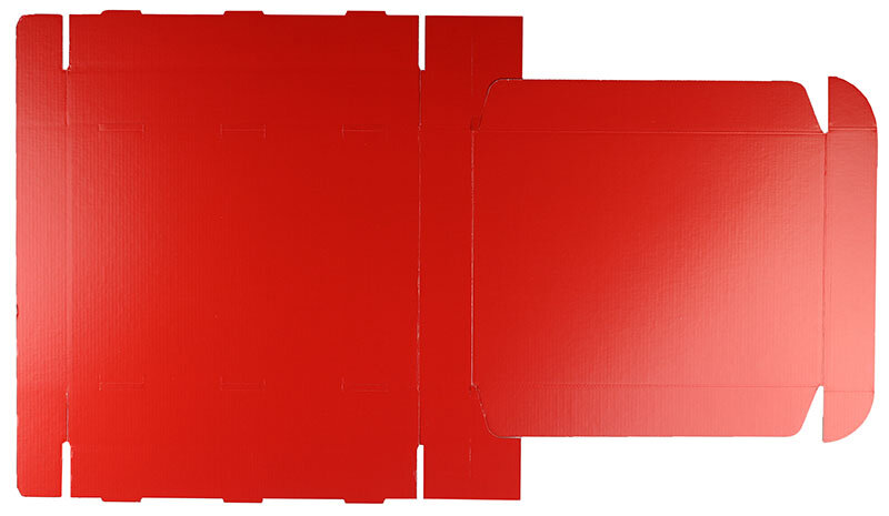 Cartons pliants Rouge 215 x 155 x 45 mm