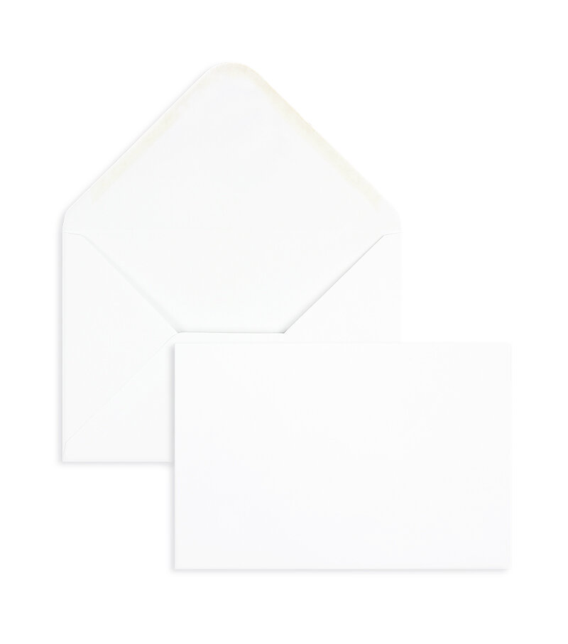enveloppes blanc 159 x 235 mm | 100 g/m² offset | sans fenêtre | fermeture gommée | rabat pointu | 100 pièces