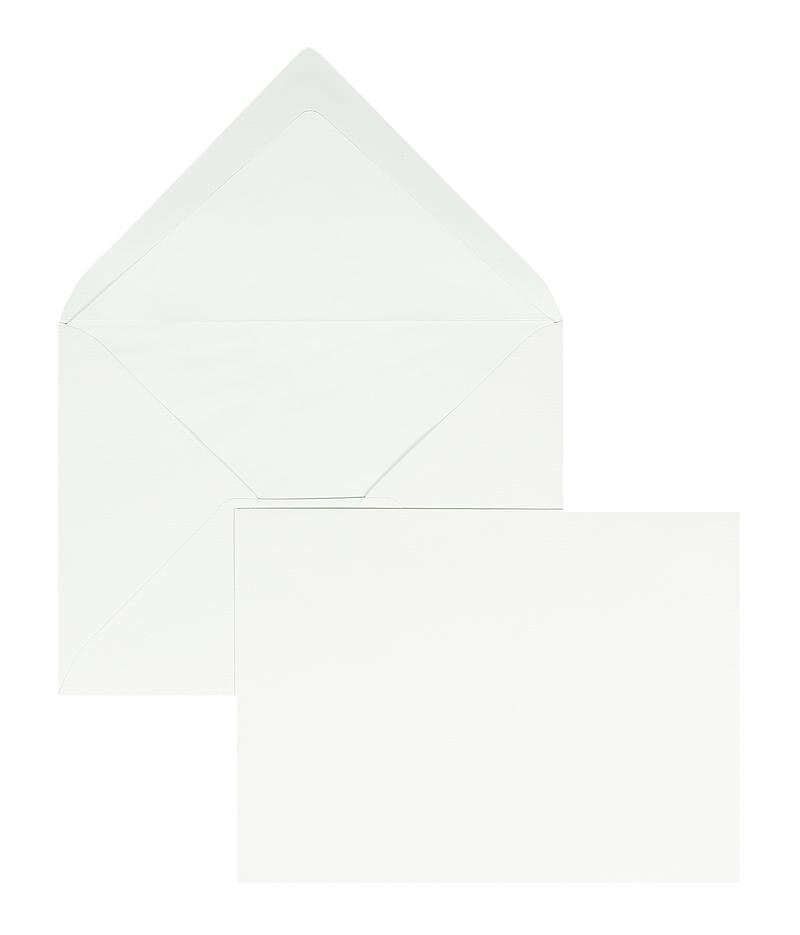 enveloppes blanc 162 x 220 mm (din c5) | 120 g/m² conqueror texture | sans fenêtre | fermeture gommée | rabat pointu | 100 pièces
