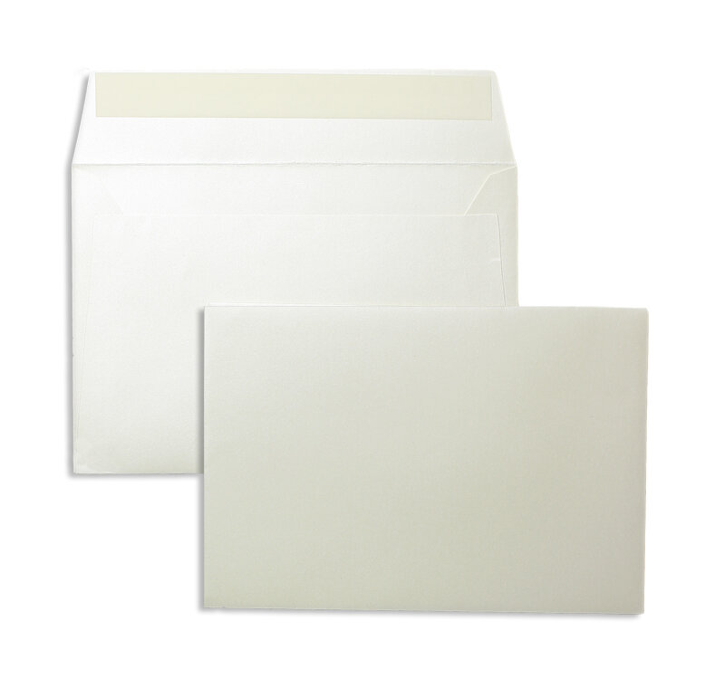 enveloppes blanc (white silk) 160 x 230 mm (din c5) | 250 g/m² boutique so... silk | sans fenêtre | fermeture adhésive | rabat droit | 250 pièces
