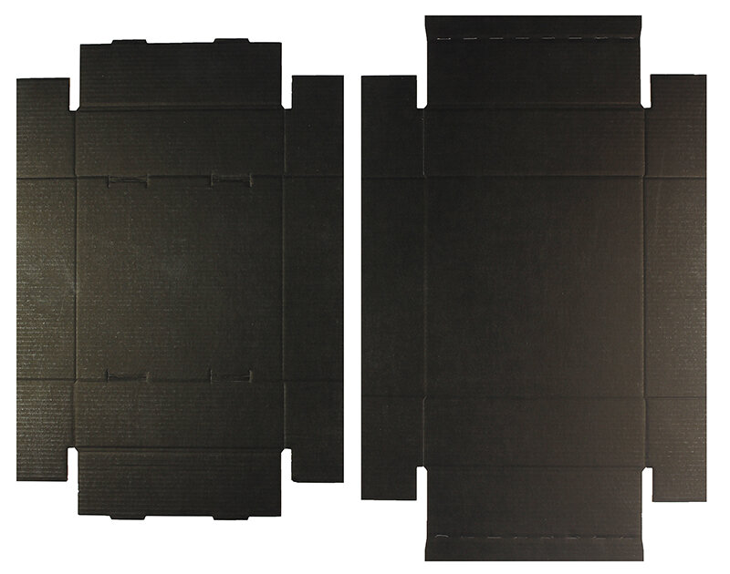 boîtes pliantes télestopiques Noir 160 x 155 x 50 mm