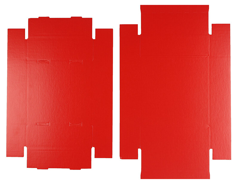 boîtes pliantes télestopiques Rouge 160 x 155 x 50 mm