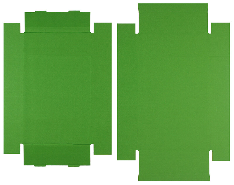 boîtes pliantes télestopiques Vert 160 x 155 x 50 mm
