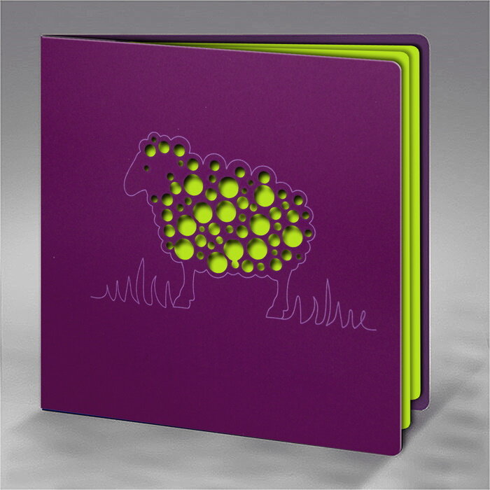 colorées violet () 135 x 135 mm | 270 g/qm offset | sans fenêtre | pas de fermeture | pas de rabat | 10 pièces
