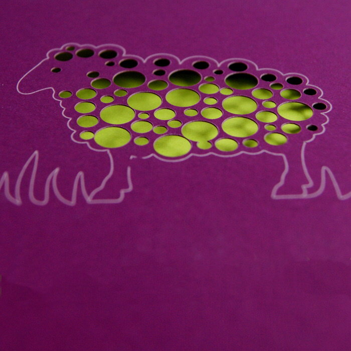 colorées Violet () 135 x 135 mm