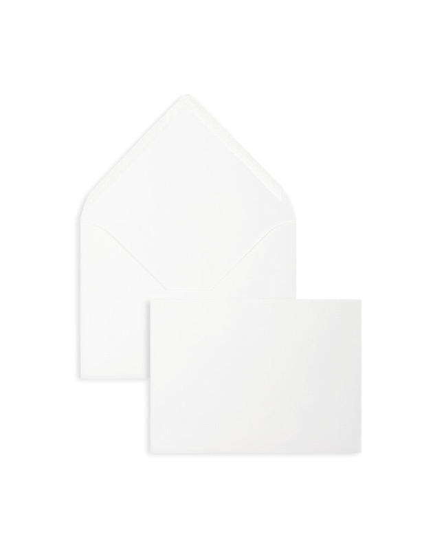 enveloppes blanc 120 x 165 mm | 120 g/m² offset | sans fenêtre | fermeture gommée | rabat pointu | 100 pièces