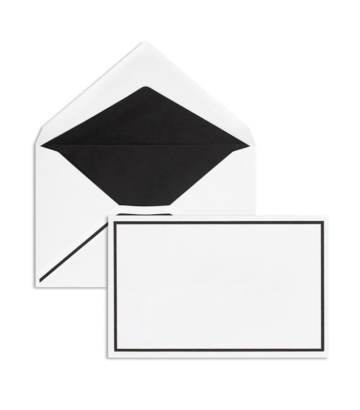 enveloppes de deuil blanc 116 x 180 mm | 90 g/m² martelé | sans fenêtre | fermeture gommée | rabat pointu | 100 pièces