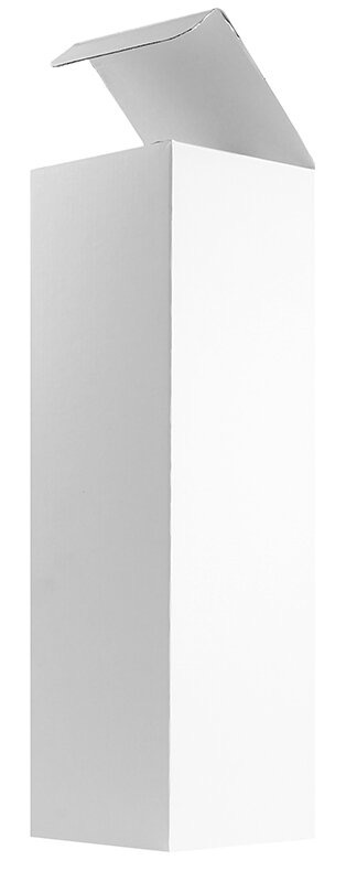 cartons pliants blanc 100 x 100 x 330 mm | carton ondulé | sans fenêtre | fermeture à patte rentrante | pas de rabat | 25 pièces