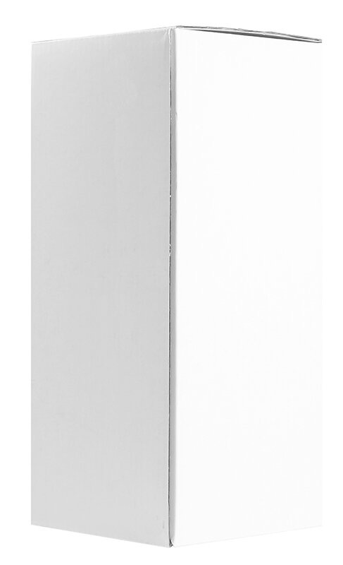 cartons pliants blanc 110 x 110 x 260 mm | carton ondulé | sans fenêtre | fermeture à patte rentrante | pas de rabat | 25 pièces