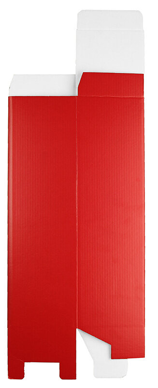 Cartons pliants Rouge 100 x 100 x 330 mm