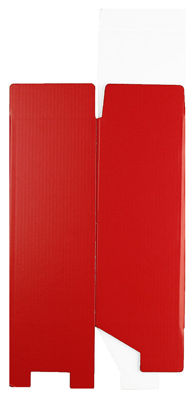 Cartons pliants Rouge 110 x 110 x 260 mm