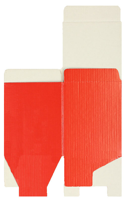 Cartons pliants Rouge 86 x 86 x 105 mm