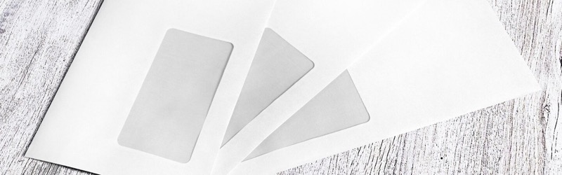 Enveloppes DL avec fenêtre