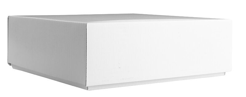 boîtes pliantes télestopiques Blanc 500 x 395 x 140 mm