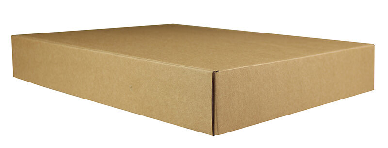 Cartons pliants Marron (Blanc nature) 430 x 310 x 70 mm
