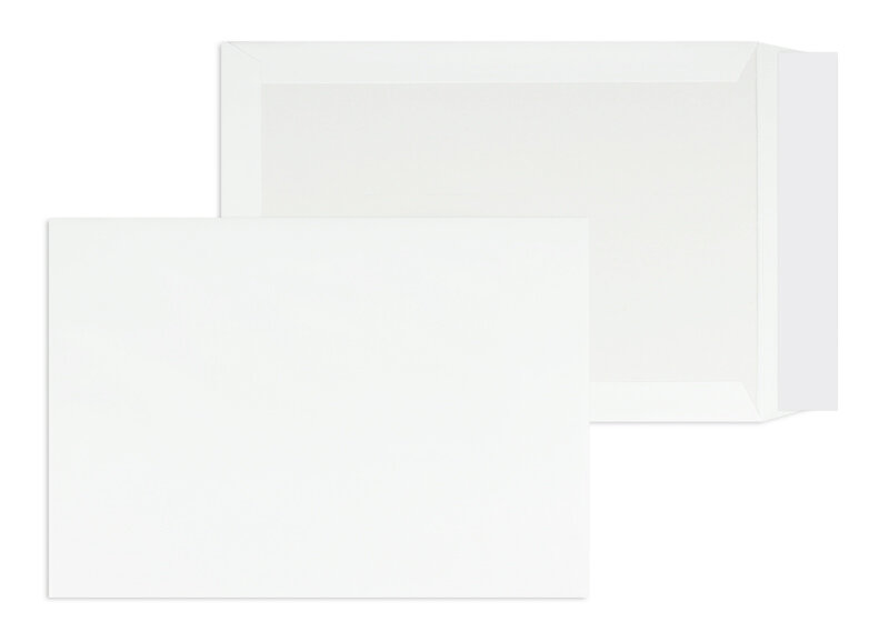 enveloppes dos cartonné blanc 324 x 457 mm (c3) | 120 g/m² offset | sans fenêtre | fermeture adhésive | rabat droit | 100 pièces