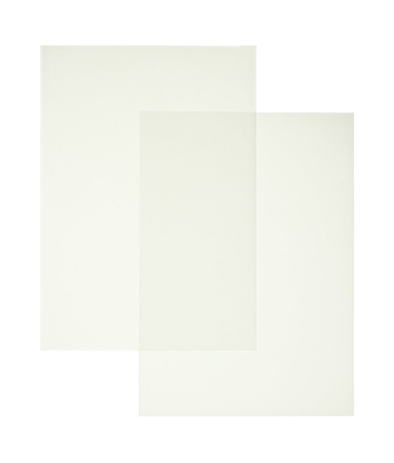 papier à lettres blanc(transparent blanc) 210 x 297 mm | 90 g/qm offset | 100 pièces