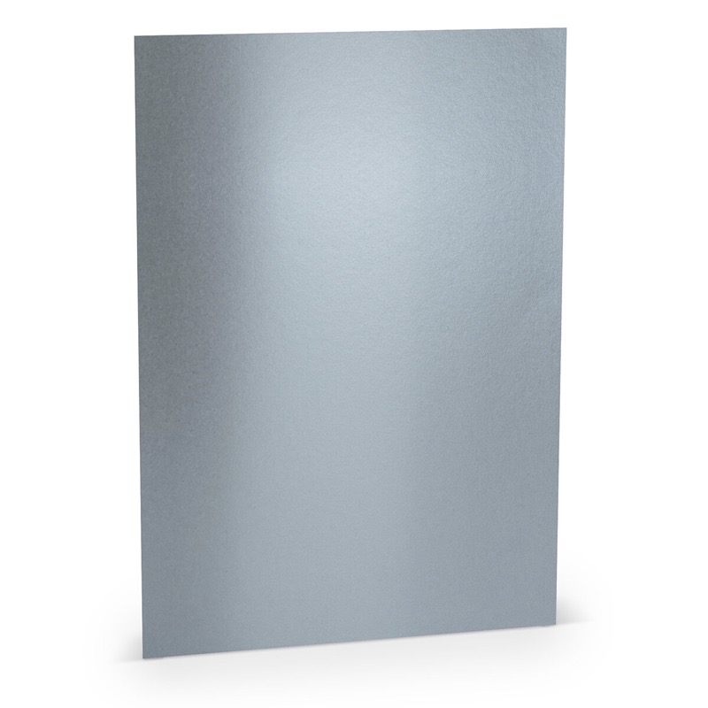 papier à lettres colorées argent 210 x 297 mm (din a4) | 100 g/qm offset (paperado) | sans fenêtre | pas de fermeture | pas de rabat | 100 pièces
