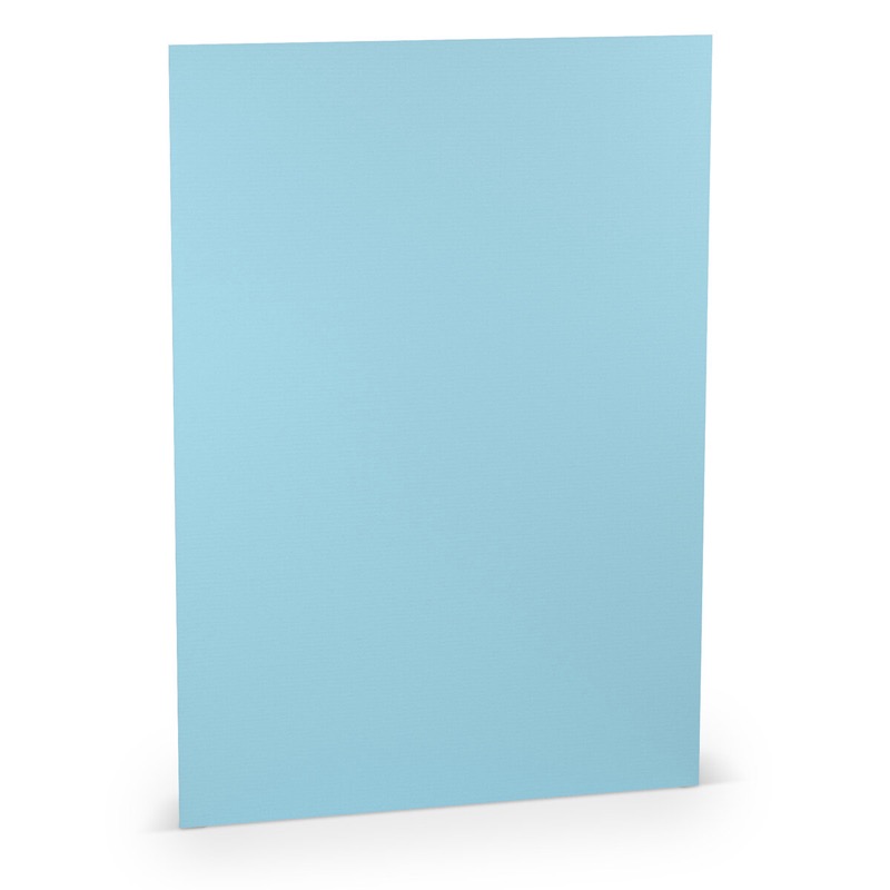 papier à lettres colorées bleu (bleu délavé) 210 x 297 mm (din a4) | 100 g/qm côtelé (paperado) | sans fenêtre | pas de fermeture | pas de rabat | 100 pièces