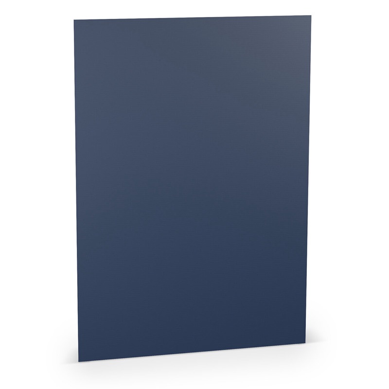 papier à lettres colorées bleu (blue-jeans) 210 x 297 mm (din a4) | 100 g/qm côtelé (paperado) | sans fenêtre | pas de fermeture | pas de rabat | 100 pièces