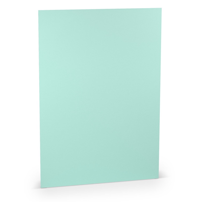 papier à lettres colorées bleu (turquoise caraïbe) 210 x 297 mm (din a4) | 100 g/qm côtelé (paperado) | sans fenêtre | pas de fermeture | pas de rabat | 100 pièces