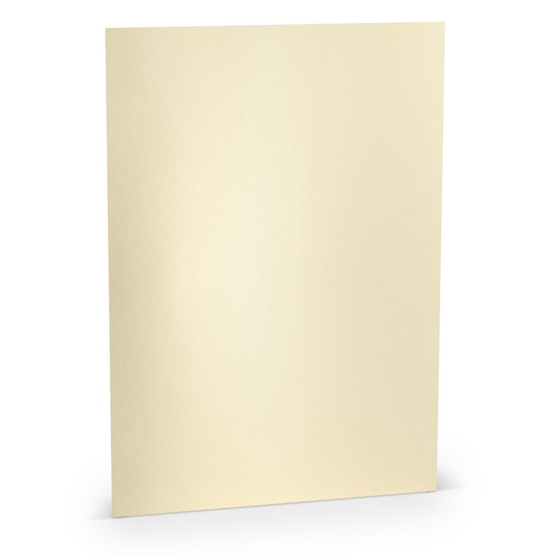 papier à lettres colorées crème (éclairage aux bougies) 210 x 297 mm (din a4) | 120 g/qm lisse | sans fenêtre | pas de fermeture | pas de rabat | 100 pièces