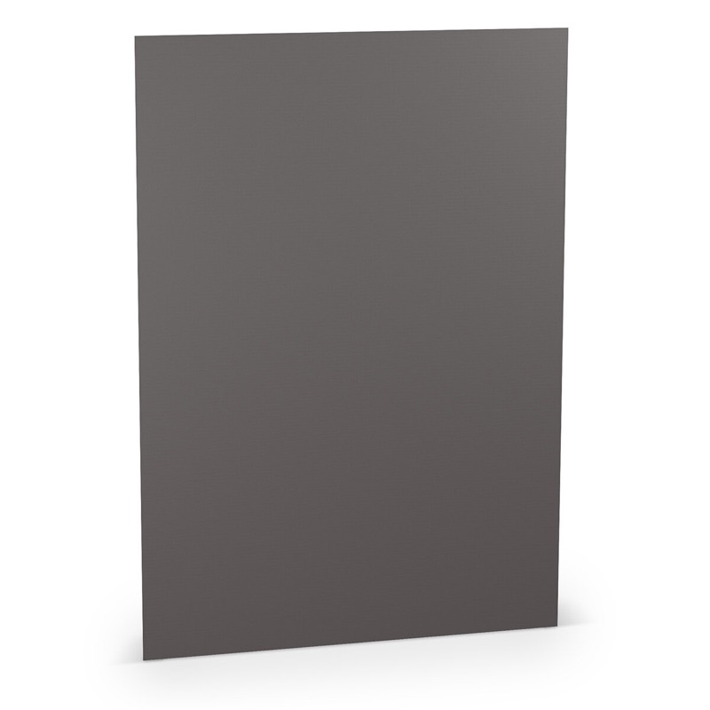 papier à lettres colorées gris (ardoise) 210 x 297 mm (din a4) | 100 g/qm côtelé (paperado) | sans fenêtre | pas de fermeture | pas de rabat | 100 pièces