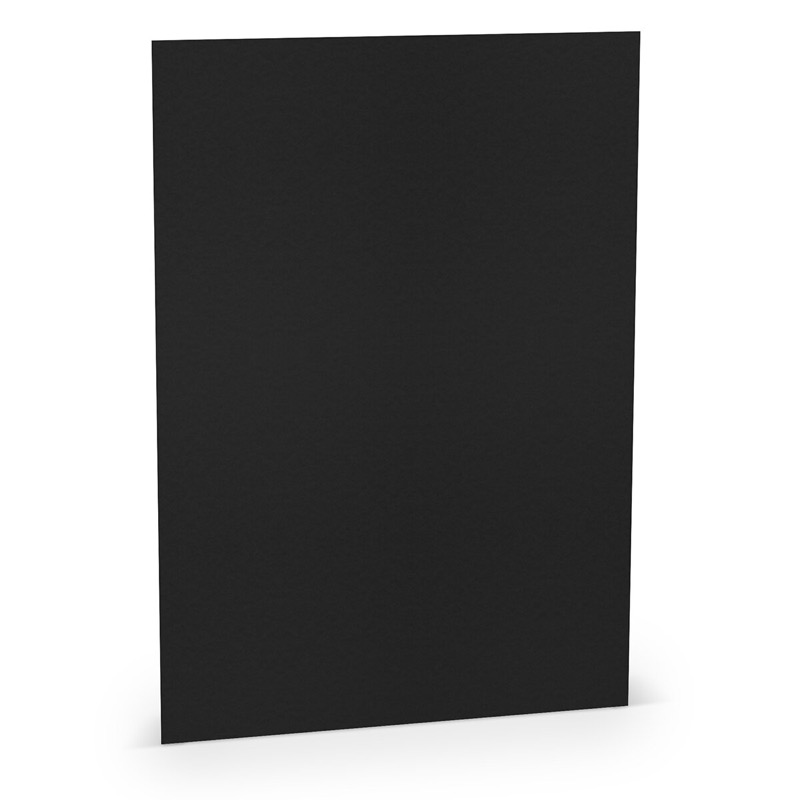 papier à lettres colorées noir 210 x 297 mm (din a4) | 100 g/qm mat (paperado) | sans fenêtre | pas de fermeture | pas de rabat | 100 pièces