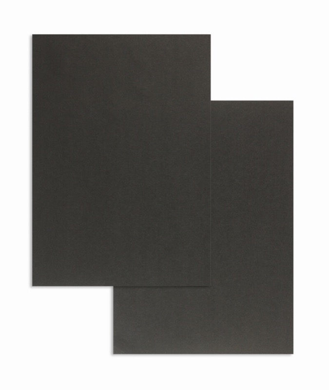 papier à lettres colorées noir 210 x 297 mm (din a4) | 80 g/qm colorista | sans fenêtre | pas de fermeture | pas de rabat | 100 pièces