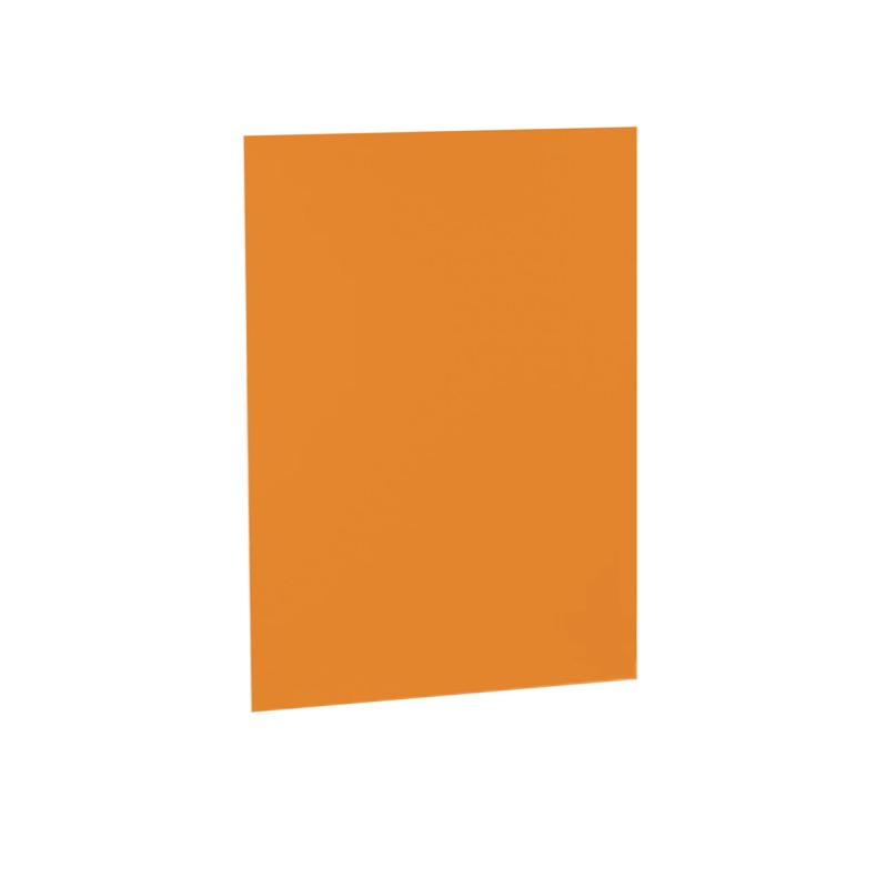 papier à lettres colorées orange (orange clair) 210 x 297 mm (din a4) | 120 g/qm offset | sans fenêtre | pas de fermeture | pas de rabat | 100 pièces
