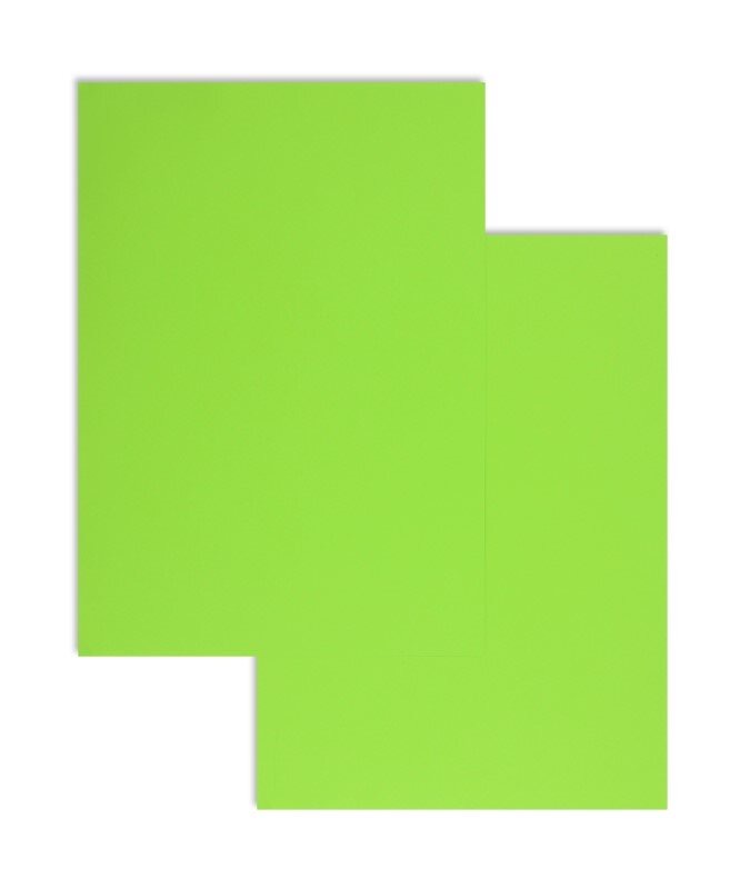 papier à lettres colorées vert 210 x 297 mm (din a4) | 80 g/qm colorista | sans fenêtre | pas de fermeture | pas de rabat | 100 pièces