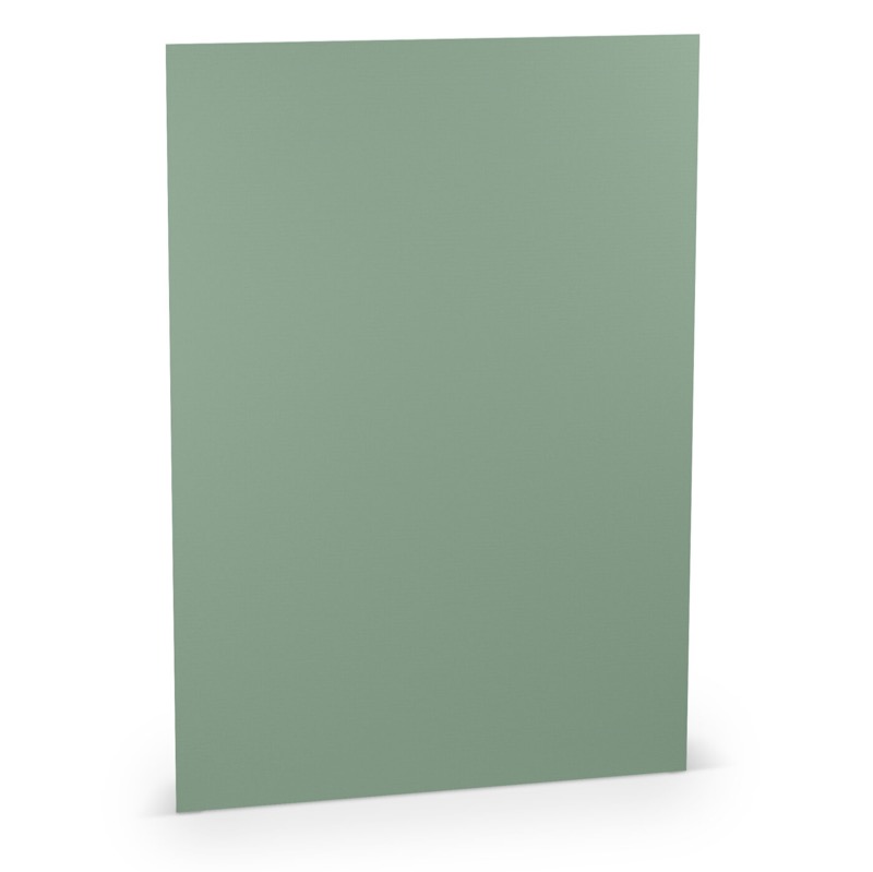 papier à lettres colorées vert (eucalyptus) 210 x 297 mm (din a4) | 100 g/qm côtelé (paperado) | sans fenêtre | pas de fermeture | pas de rabat | 100 pièces