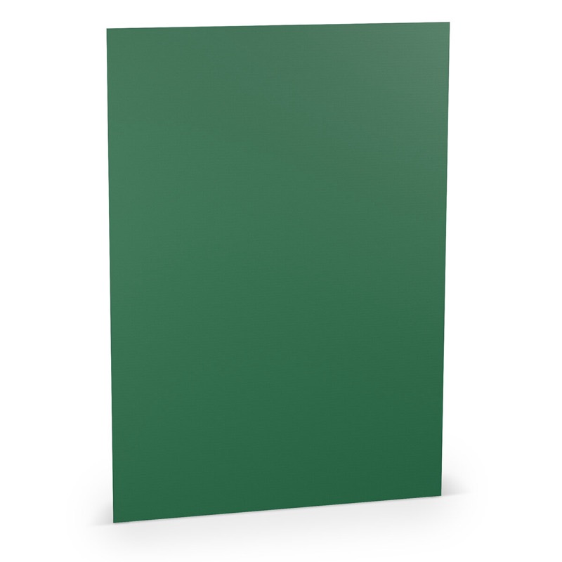 papier à lettres colorées vert (vert sapin) 210 x 297 mm (din a4) | 100 g/qm côtelé (paperado) | sans fenêtre | pas de fermeture | pas de rabat | 100 pièces