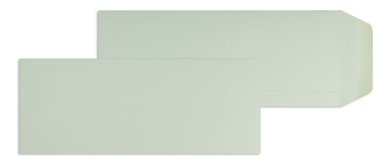 pochettes colorées gris (flanelle) 125 x 312 mm | 120 g/m² offset | sans fenêtre | fermeture gommée | rabat droit | 100 pièces