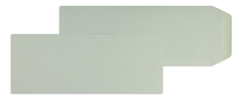 pochettes colorées gris (gris dauphin) 125 x 312 mm | 120 g/m² offset | sans fenêtre | fermeture gommée | rabat droit | 100 pièces