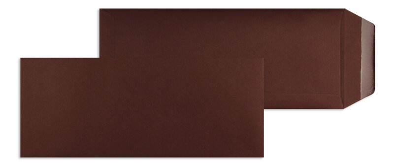 pochettes colorées rouge (bordeaux) 125 x 312 mm | 120 g/m² offset | sans fenêtre | fermeture gommée | rabat droit | 100 pièces