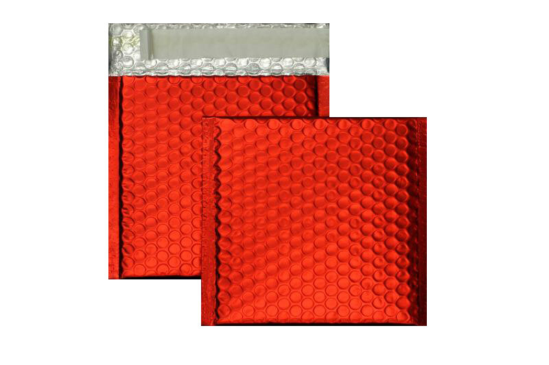 Enveloppes à bulles Rouge 170 x 185 mm