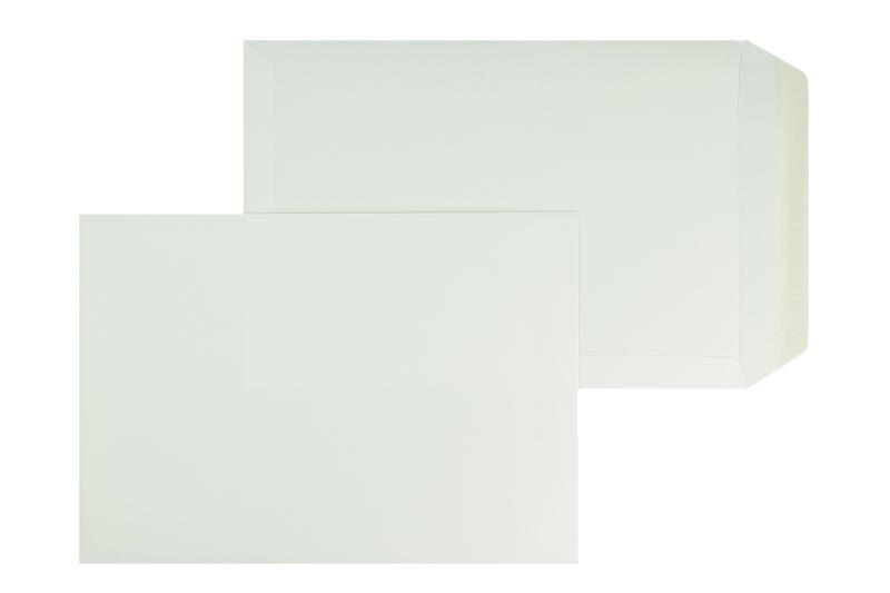 pochettes blanc (blanc naturel biotope) 220 x 312 mm (din c4) | 120 g/m² offset | sans fenêtre | fermeture gommée | rabat droit | 100 pièces