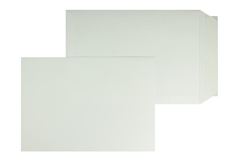 pochettes blanc (blanc naturel biotope) 220 x 312 mm (din c4) | 120 g/m² offset | sans fenêtre | fermeture adhésive | rabat droit | 100 pièces