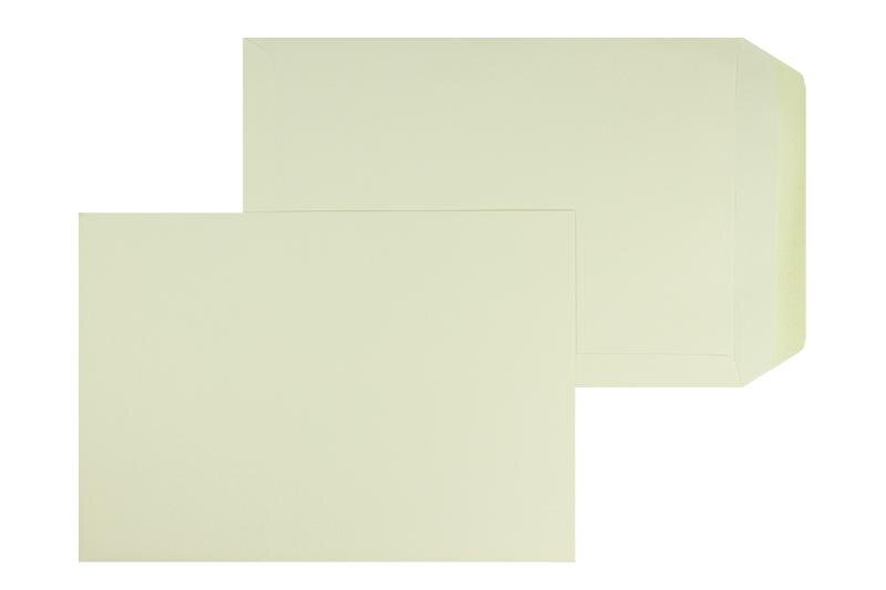 pochettes colorées crème (champagne) 220 x 312 mm (din c4) | 120 g/m² offset | sans fenêtre | fermeture gommée | rabat droit | 100 pièces