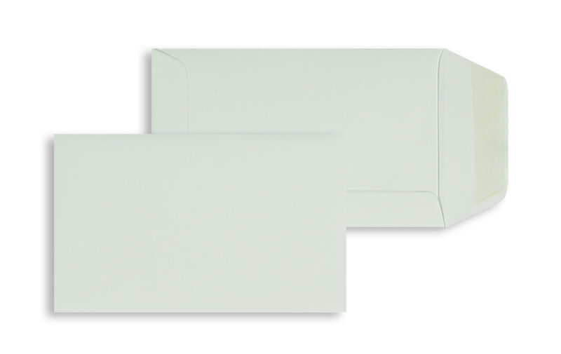 pochettes colorées gris (flanelle) 65 x 105 mm | 120 g/m² offset | sans fenêtre | fermeture gommée | rabat droit | 100 pièces