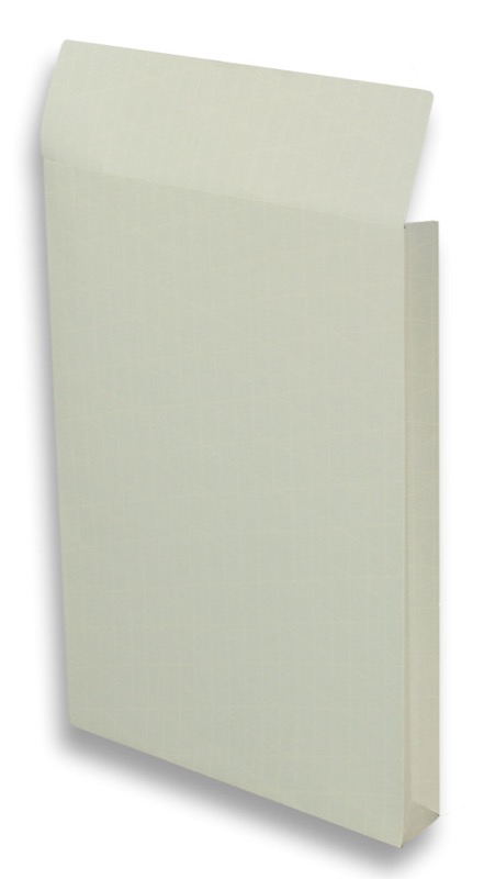Pochettes à rabats Blanc (Blanc bleu) 250 x 353 x 40 mm (B4)