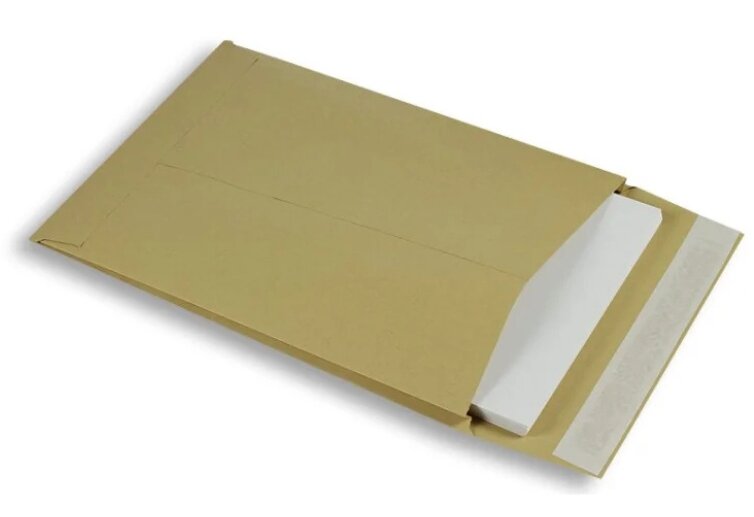 pochettes à rabats colorées marron 250 x 353 x 20 mm (b4) | 130 g/m² natron | sans fenêtre | fermeture adhésive | rabat droit | 250 pièces