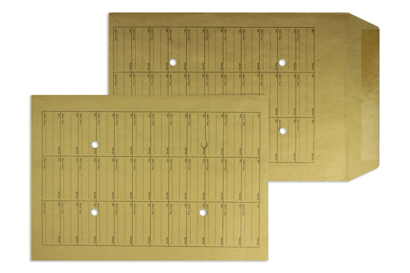 pochettes d'expédition pour courrier interne colorées marron 250 x 353 mm (b4) | 130 g/m² natron | sans fenêtre | fermeture gommée | rabat droit | 250 pièces