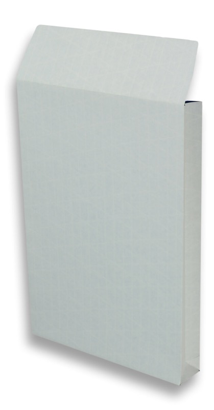 Pochettes à rabats Blanc (Blanc bleu) 229 x 324 x 40 mm (C4)