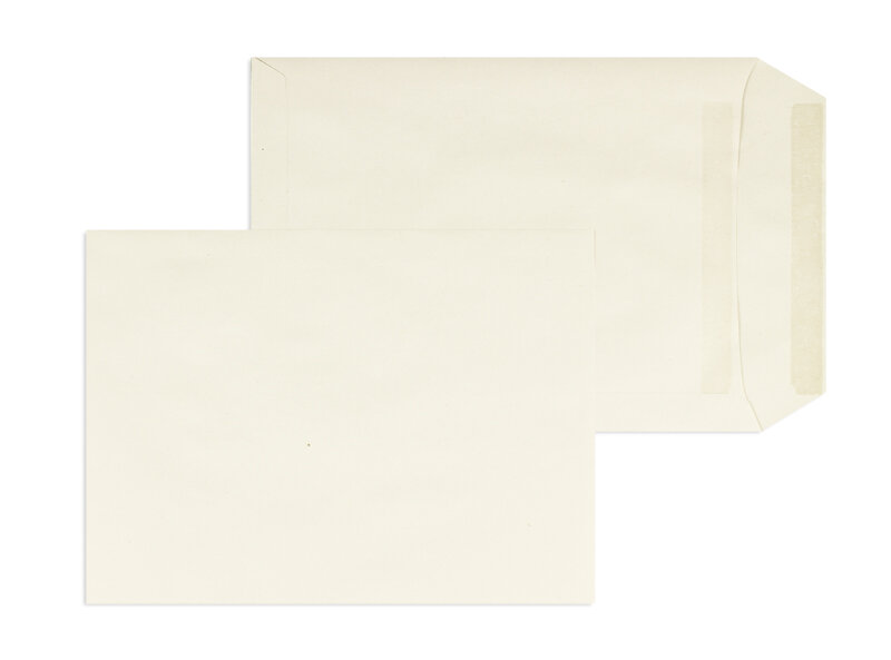 pochettes blanc 229 x 324 mm (c4) | 120 g/m² recycling | sans fenêtre | fermeture autocollante | rabat droit | 250 pièces