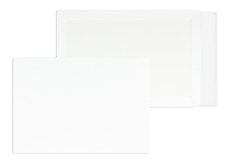 pochettes blanc 229 x 324 mm (c4) | 135 g/m² secure (indéchirable) | sans fenêtre | fermeture adhésive | rabat droit | 250 pièces