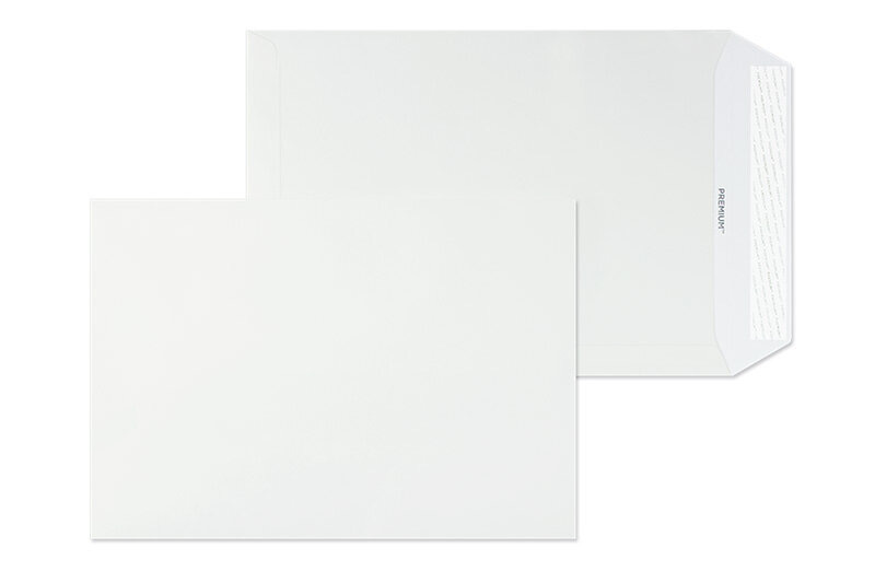 pochettes blanc (blanc crème) 229 x 324 mm (c4) | 120 g/m² mat | sans fenêtre | fermeture adhésive | rabat droit | 250 pièces
