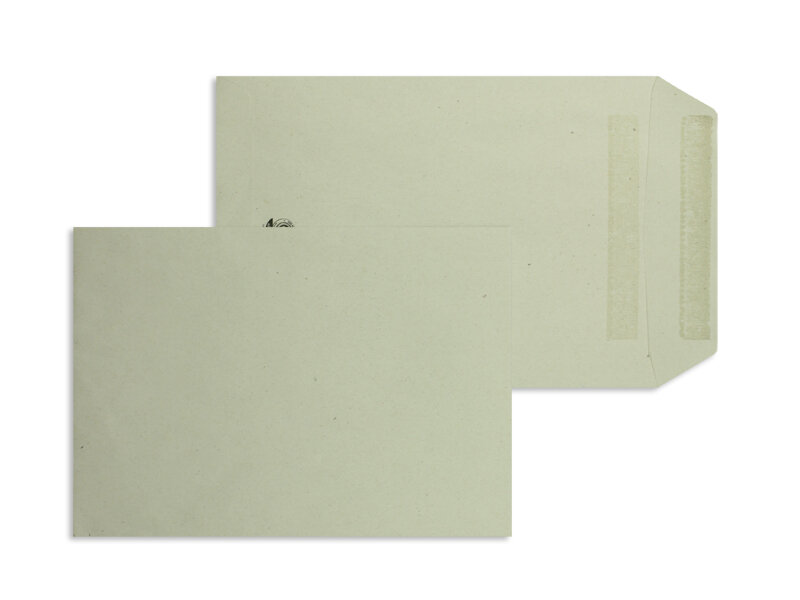 pochettes colorées gris 229 x 324 mm (c4) | 90 g/m² recycling | sans fenêtre | fermeture autocollante | rabat droit | 250 pièces